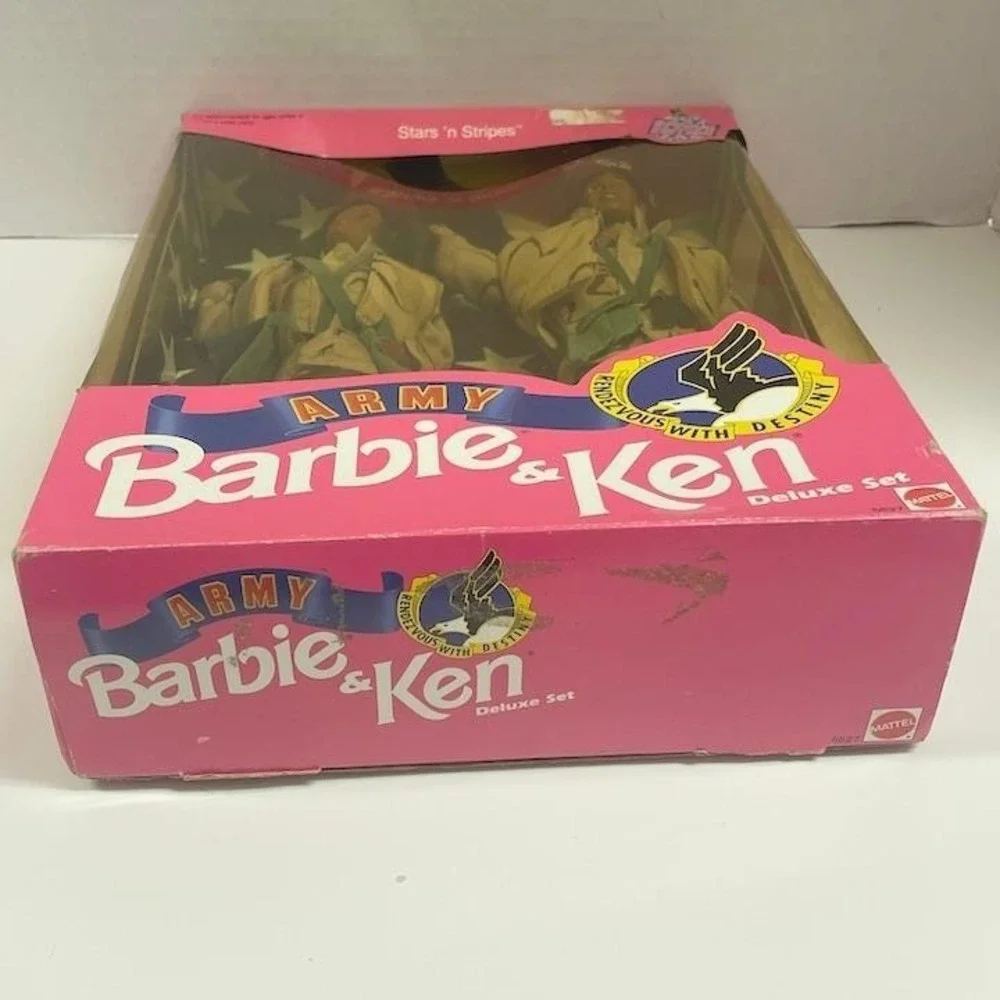 1992 AA Army Barbie & Ken Stars‎ & Stripes Deluxe Set 101st Airborne 5627